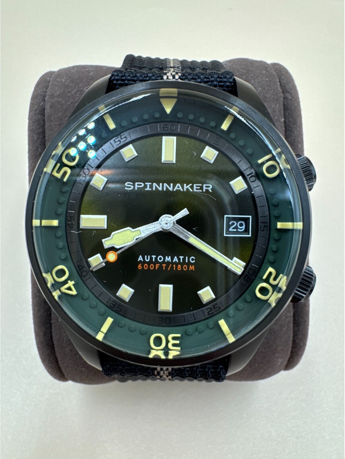 Spinnaker Bradner Stainless Steel 42mm Japanese Automatic Wristwatch Green Dial